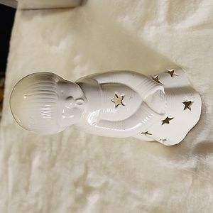 ANGEL 😇 CERAMIC  TEALIGHT CANDLE BURNER.